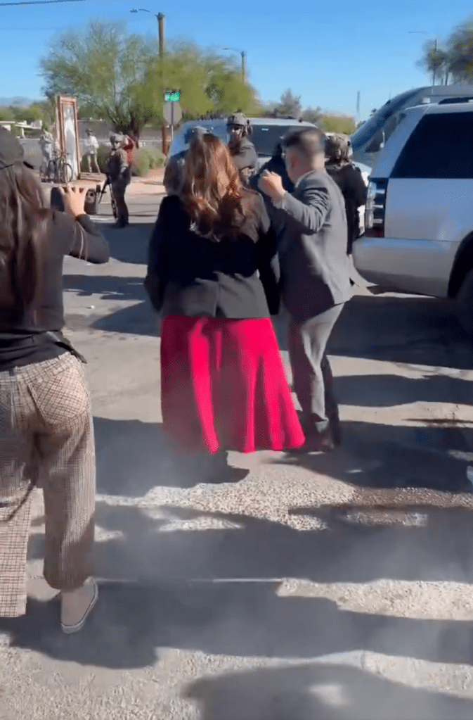 The dispute unfolded a day after DHS announced it had rounded up at least a dozen criminal illegal immigrants.